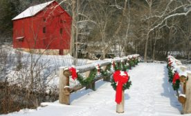 The glow of Christmas